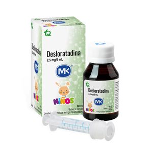 Desloratadina 2.5 Mg / 5 Ml Jarabe 60 Ml Mk