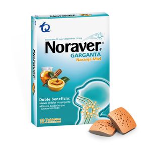 Noraver (Fenol) Naranja Miel X 12Tab.Mk