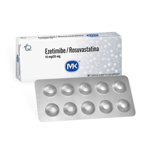 Ezetimibe/Rosuvastatina 10Mg/20Mg X 30 Tab