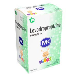 Levodropropizina 60 Mg/10 Ml Mk Niños Sabor A Uva X 120 Ml + Jeringa Dosificadora