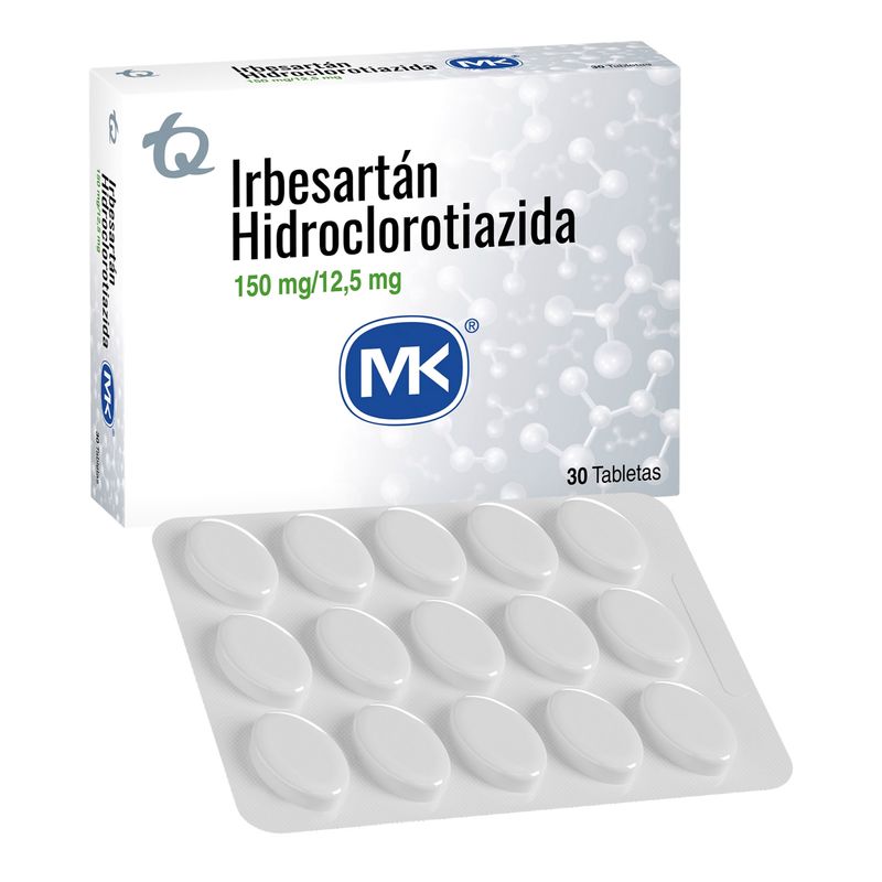 Irbesartan-Hidroclorotiazida--150-12.5Mg-X-30Tbsp