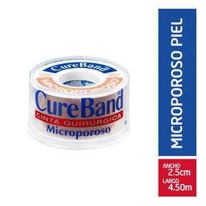 Cureband Cinta Quirurgica Microproso Color Piel X 1X5 Cm