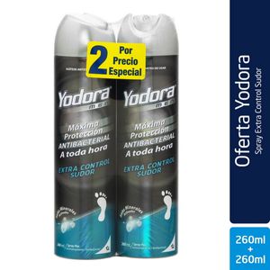 2 Spray Pies Yodora E.Ctr.Sud.260 Ml Tq