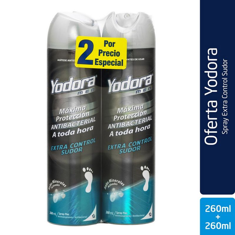 2-Spray-Pies-Yodora-E.Ctr.Sud.260-Ml-Tq