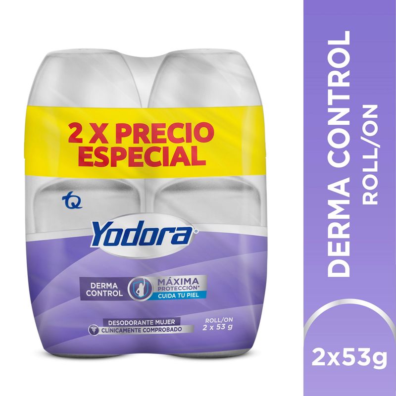 2-Dte.-Yodora-Rollon-Derma-Control-53-Gr-Mujer-.Tq