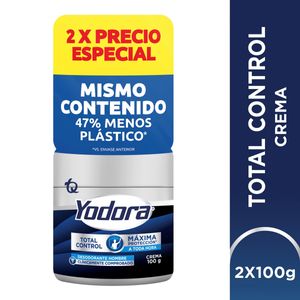 2 Dte Yodora Cre.Tot Control 100Gr P.E H