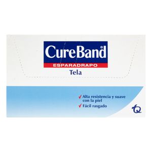 Cureband Esparadrapo En Tela X 18 Rollos