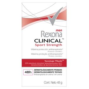 Rexona Men Clinic Solid Sport Strength Desodorante X 48Gr