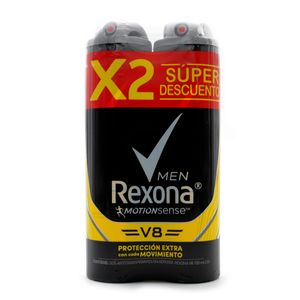 2 Dte.Rexona Spray Men V8 90Gr Super Ofe