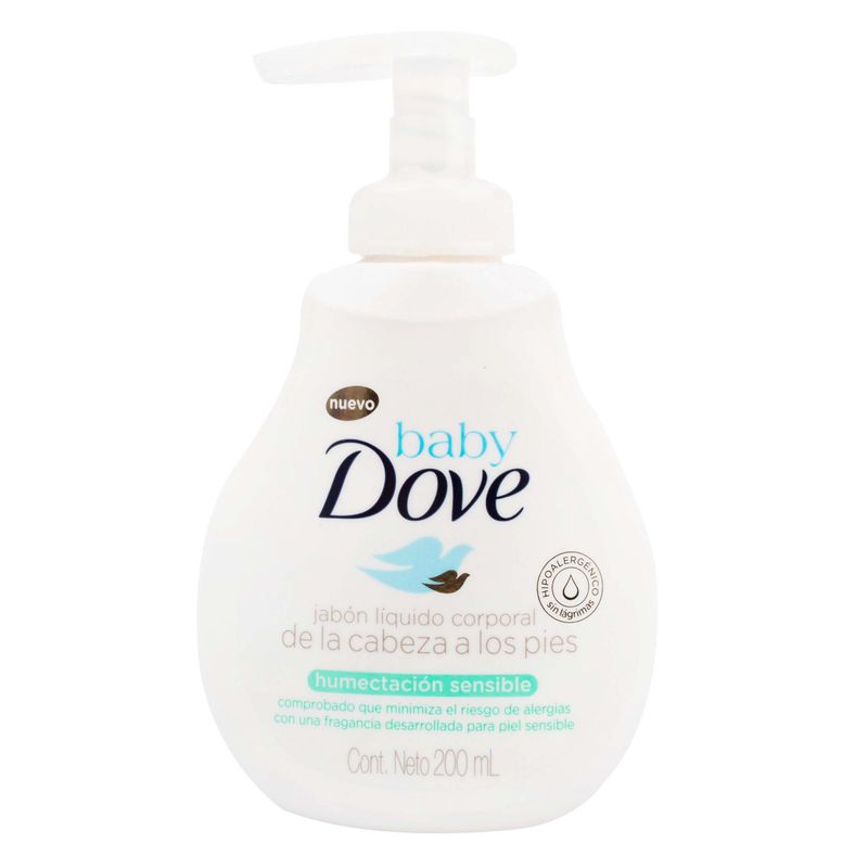 Jabon-Dove-Baby-Liqui.Hum.Sensible-200Ml