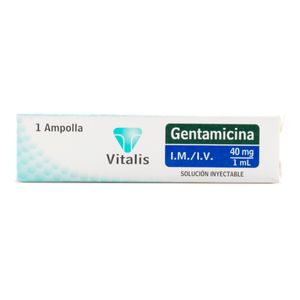Gentamicina 40Mg/1Ml 1 Ampolla