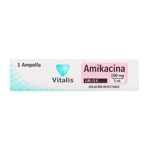 Amikacina 100Mg/2 Ml-C1 Vt