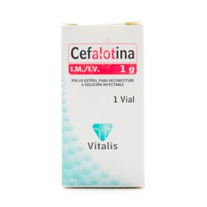 Cefalotina 1 Ampolla 1 Gr. Vt