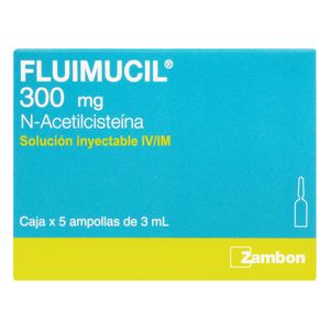 Fluimucil (N-Acetilcisteina) 3Ml 5 Ampollas I.V.