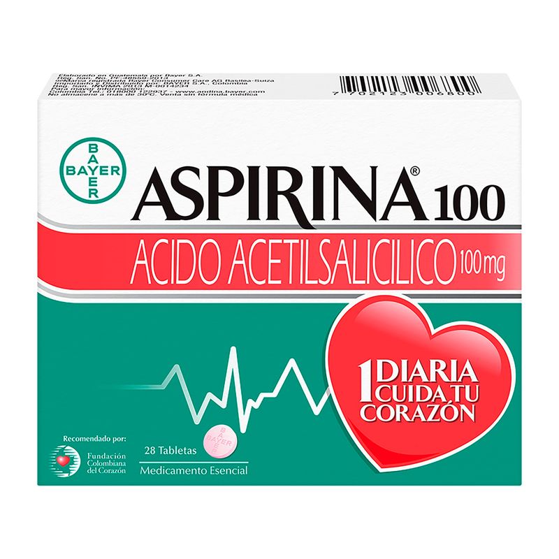 Aspirina-100Mg-X-28Tab.-A.Acetil-By