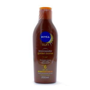 Nivea Bronceador Sun Golden Fps 6 200 Ml