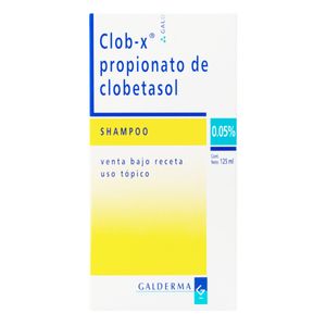 Clob-X (Clobetazol) Shampoo 0.05% X 125Ml.Gd