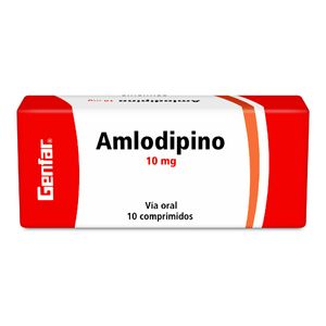 Amlodipino 10Mg X 10Tab. Gf