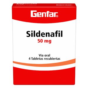 Sildenafil 50Mg X 4Tab Gf