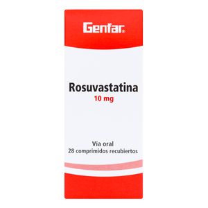 Rosuvastatina 10Mg 28 Tabletas Gf