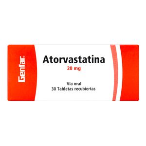 Atorvastatina 20 Mg X 30 Tab.Gf