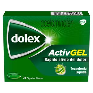 Dolex Activgel (Acetaminofen) X 20Cap Gsk
