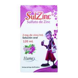 Sulzinc (Zinc) Uva Jeringa Dosf. X120Ml.Hp