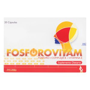 Fosforovitam (Comp.B-Fosfo-V.E) X 20Cap.Ic
