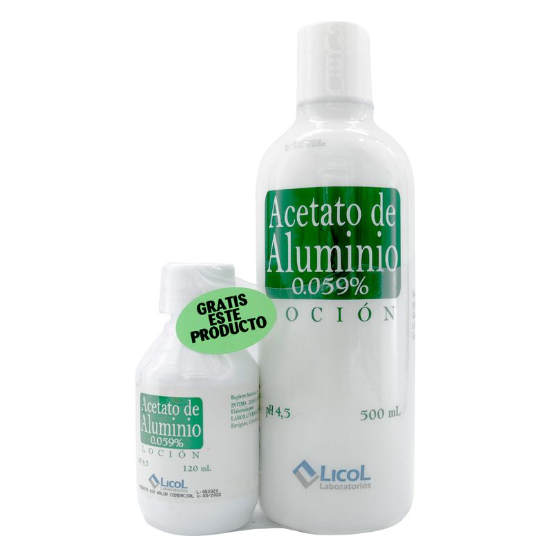 Acetato-De-Aluminio-500-Ml-Gratis-120-Ml