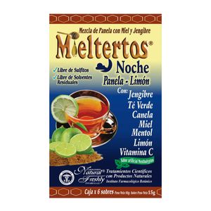 Mieltertos Noche Panela-Limon X 6Sob X 15Gr Nf