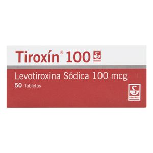 Tiroxin 100Mcg (Levotiroxina) X 50Tab Ls