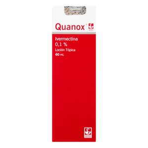 Quanox 0.1% (Ivermectina) Locion X 60Ml.Lab.Sig