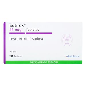 Eutirox 88Mcg (Levotiroxina Sodica) X 50Tab.M