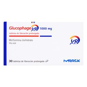 Glucophage Xr 1000Mg (Metformina) X 30Tab.M