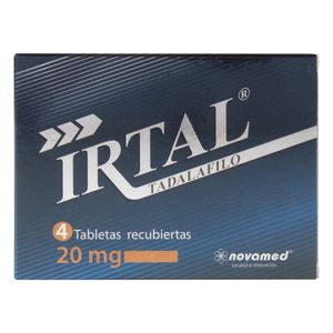 Irtal (Tadalafilo) 20Mg X 4Tab.Recub.Nm