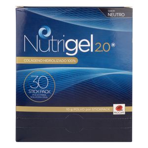 Nutrigel 2.0 (Cola.Hidr) Neutro X 30Stick.10Gr.Pc