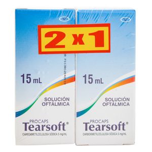 Tearsoft (Carboximetilcelulosa) Sol.Oftl. 2X1 15Ml.Pc