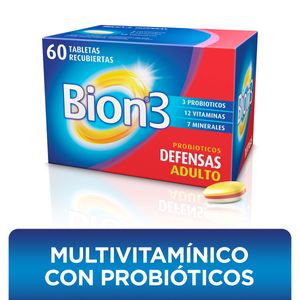 Bion 3 (Prob.Prebi.Minerales) X 60Tab