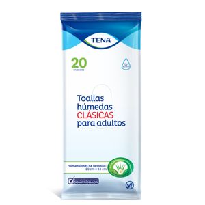 Toallas Humedas Tena Clasicas 20 Uds