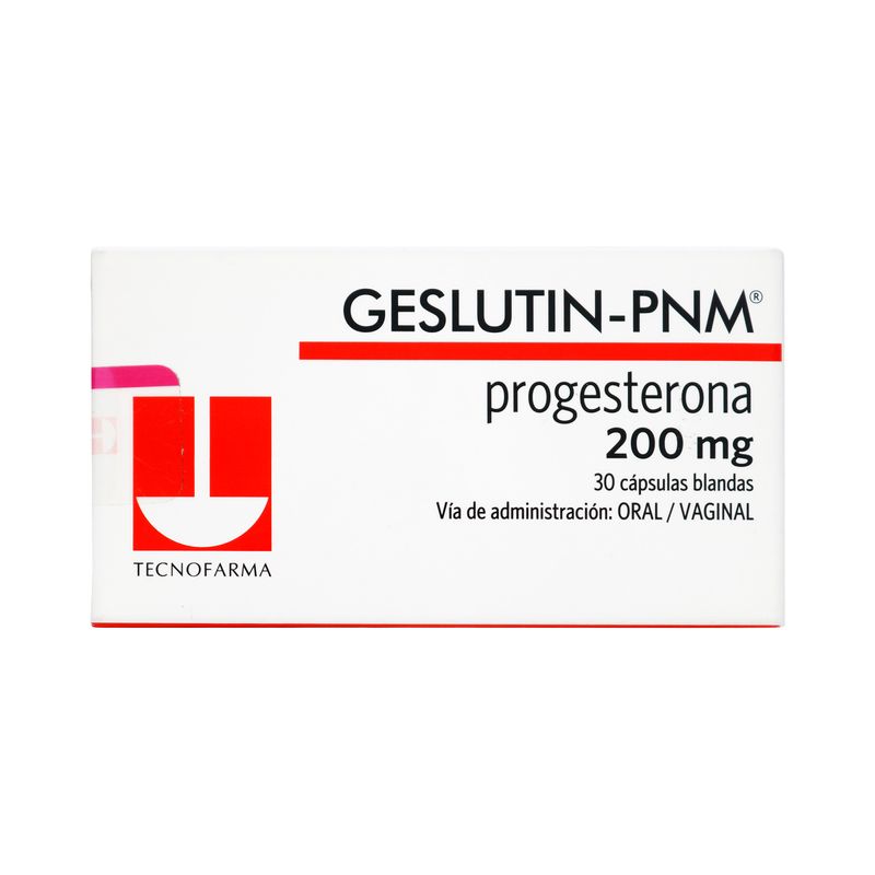 Geslutin--Progesterona--200Mg-X-30Cap