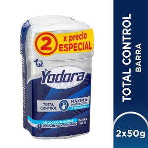 Yodora Barra X 50Gr Total Control 2X1