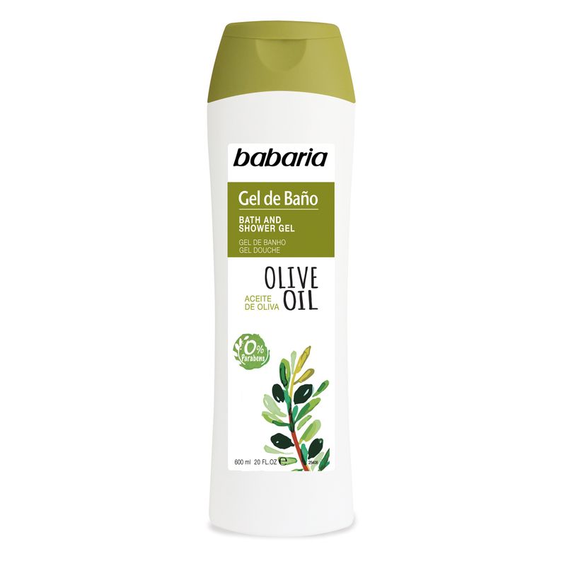 Babaria-Gel-De-Bano-Aceite-De-Oliva-X-600Ml