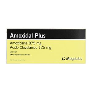 Amoxidal Plus 20 Tabletas Rec.