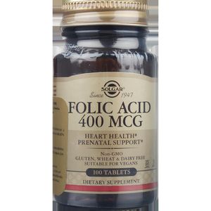 Folic Acid 400Mg X 100 Tab Solgar