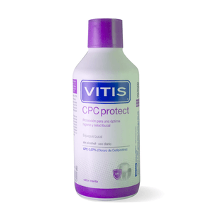 Vitis Cpc Protect Enjuague  Sabor Menta X 500 Ml