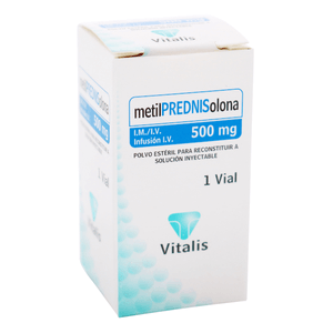 Metilprednisolona 500 Mg 1Amp(M)58570 Vt
