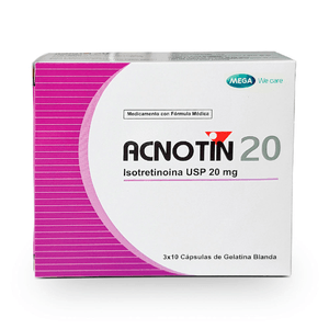 Acnotin 20Mg (Isotretinoina) X 30 Cap