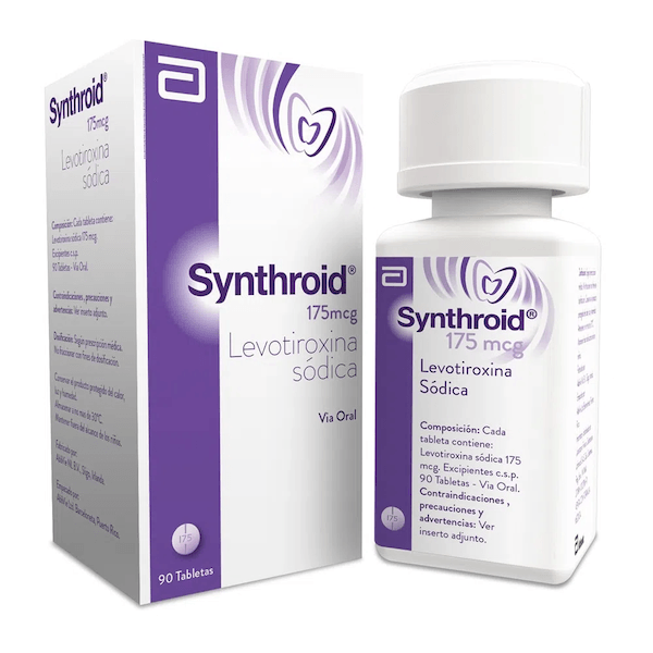 Synthroid-175Mcg--Levotiroxina--X-Pote-90-Tab