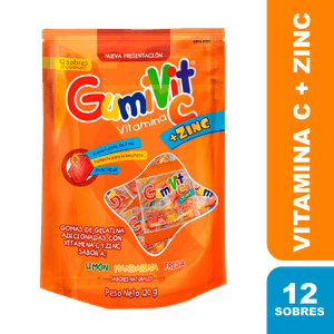 Gomas Gumivit (Vit.C+Zinc) 12 Sbs Minipack