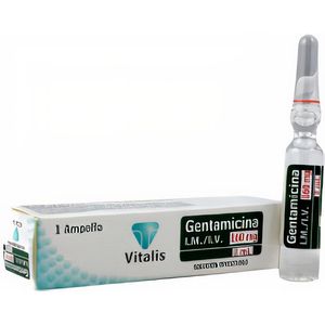 Gentamicina 160Mg/2Ml 1 Ampolla